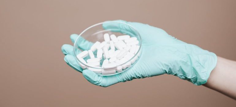 Fentanyl Mixed with Xylazine on Petri Dish